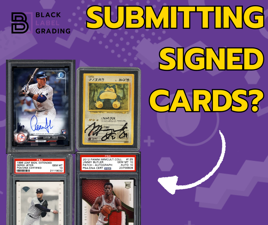 Can You Submit Signed Cards Through PSA?